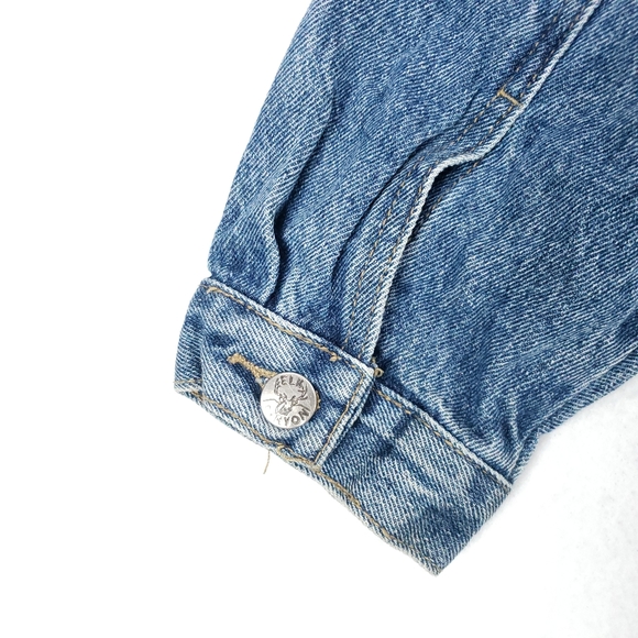 Elk Canyon Embroidered Deer Buck Denim Jean Jacket Hunting Men's Large - Picture 14 of 15